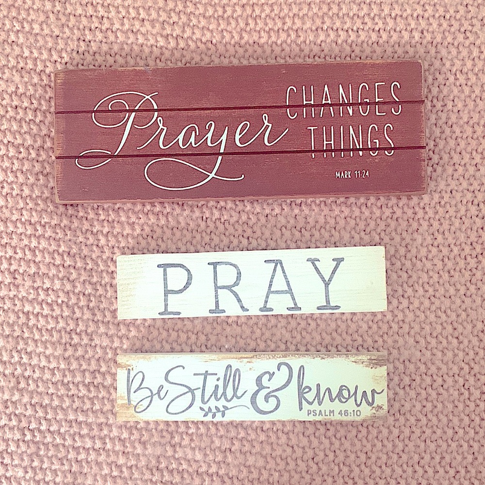 Set of 3 Christian Signs